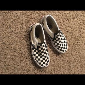 Vans checkerboard shoes